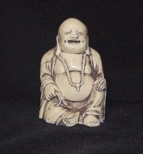 kleiner sitzender Buddha 11 cm hoch Deko Figur asiatische Dekoration Sitzfigur
