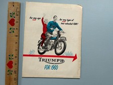 TRIUMPH MOTORCYCLE BROCHURE