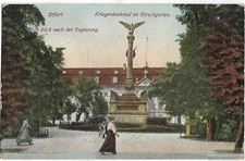 AK Erfurt. Kriegerdenkmal im