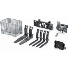 Bruder 02318 Zubehör: Gitterpalette, Seilwinde, Frontlader