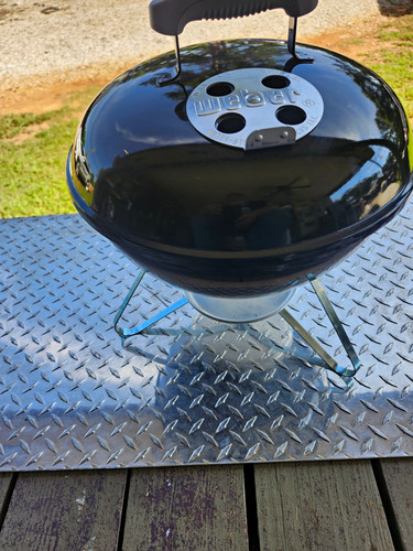 New open box weber portable - open,