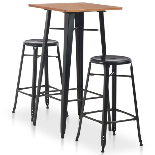 Barhocker set teilig stahl - 3-teilig,