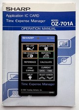 Sharp OZ-701A «Time Expense Manager" for OZ/IQ electronic organizer + manual