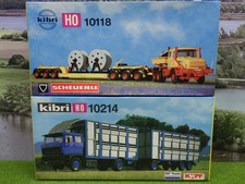 Kibri 10118 10214 H0 2x Bausatz LKW Schwertransport Viehtransport  (VH) C1051