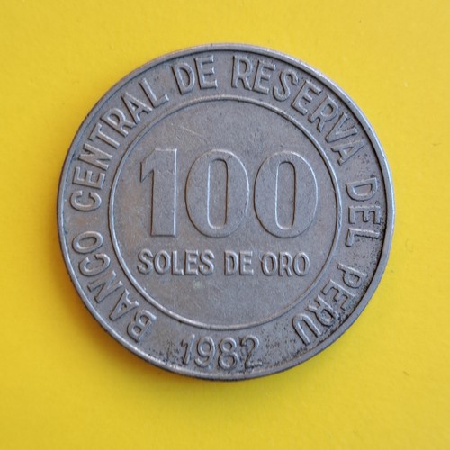 100 soles oro münze aus - 100,