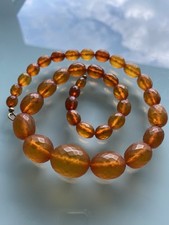 Oliven-Bernstein Kette Collier