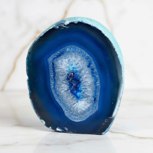 Achat blau 5cm edelstein - 8,5cm,