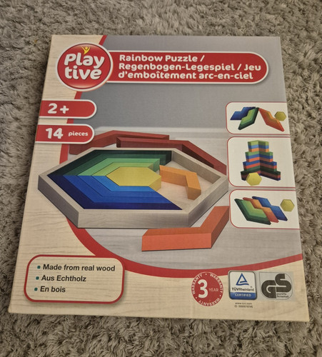 Playtive regenbogen puzzle aus - regenbogen-puzzle,
