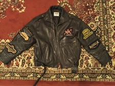 Vintage Lederjacke 90s Cropped