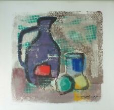 Ernst Peter Rade 22/70 Stilleben mit Kerze handsigniert G-6355