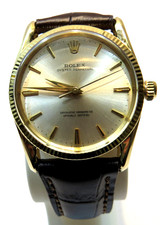 Rolex Oyster Perpetual 33, Bubble Back, Superlative Chronometer, 585er Gold, Top