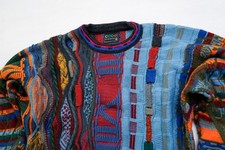 Coogi Strick Pullover Sweatshirt Knit Sweater Jumper Rap Hip Hop Australia Gr. L