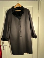 Kathleen Madden, Wintermantel für Damen, Gr. L, schwarz