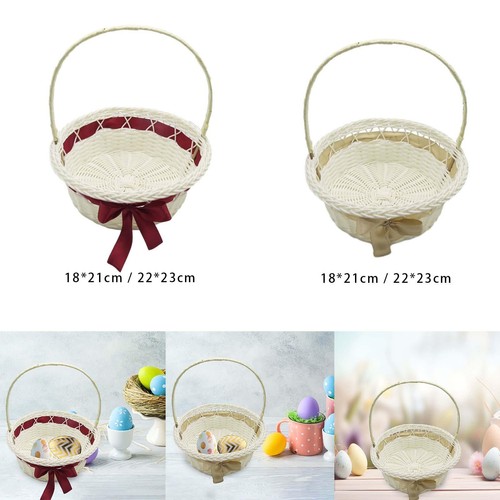 Hochzeitskorb aus rattanimitat - hochzeitskorb,