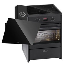 GURARI GCH 612 BL Induktions Standherd 60 cm+Dunstabzugshaube 60 cm