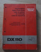 Deutz-Fahr Schlepper DX110 Ersatzteilkatalog