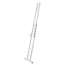Krause Monto-Fabilo Alu Schiebeleiter Anlegeleiter 2 x 12 Tritte L 605 cm