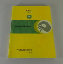 Betriebsanleitung / Handbuch John Deere Traktor / Schlepper 6600 Stand 12/1993