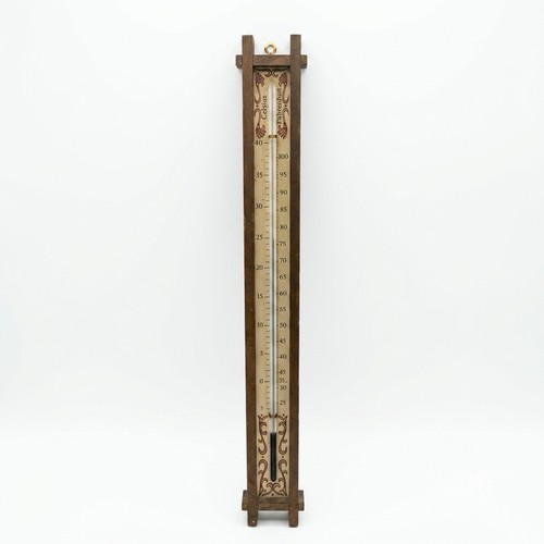 Vintage thermometer holz - vintage,