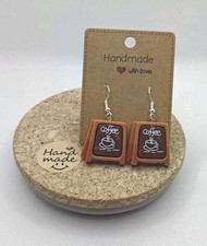 Ohrringe Ohrhänger Kaffee