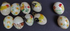 Vintage 10 Stück Ostereier