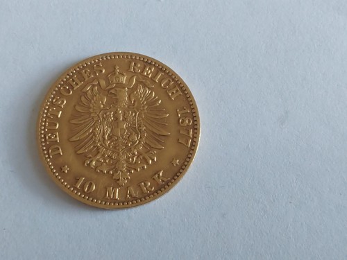 Mark goldmünze 1877 c - mark,