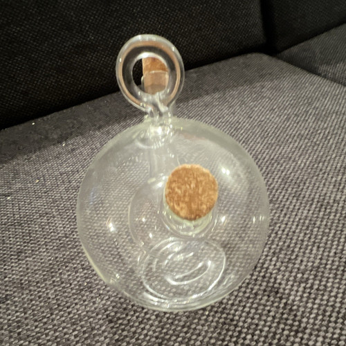 Runde glaskaraffe l - runde, 0,7