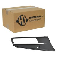 DIEDERICHS BLENDE CHROM/SCHWARZ STOßSTANGE VORNE RECHTS passend für VW SHARAN
