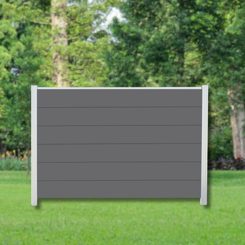 Wpc zaun komplettset - wpc,