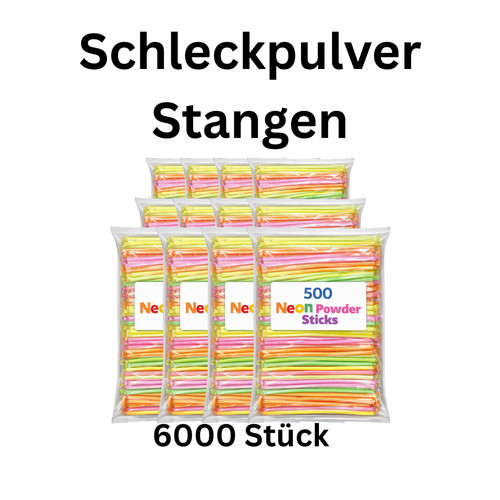 6000x schleckpulver stangen - schleckpulver,