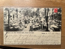Postkarte Victoria Zelt Berlin