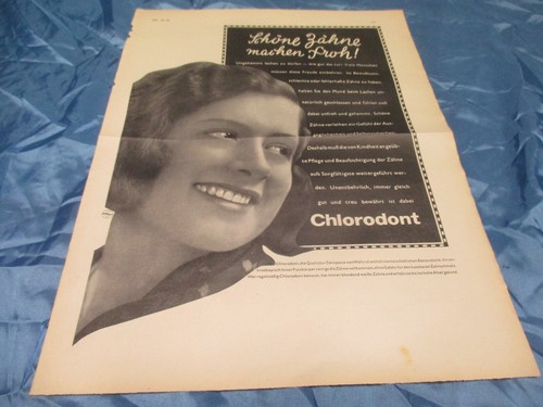 Chlorodont antik reklame - antik,