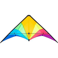 Lenkdrachen HQ Delta Hawk Neon-Rainbow 116005 Regenbogen 146 x 72 cm