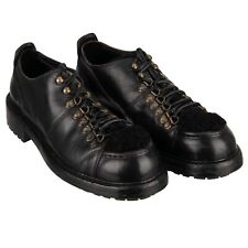 DOLCE & GABBANA Trekking Pferd Leder Pelz Derby Schuhe BERNINI 43 UK 9 12965