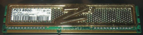 2gb ocz gold - gold, ddr3