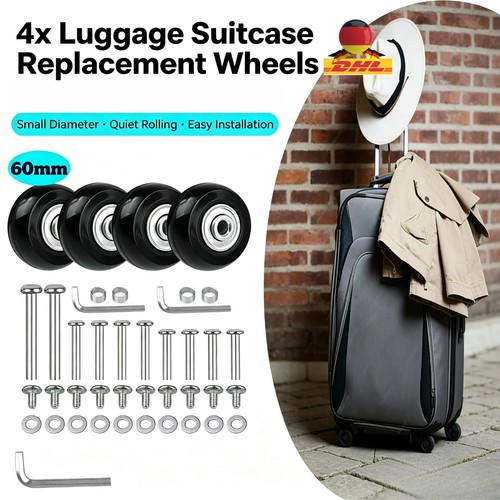 Ersatzrollen für koffer - 4x,