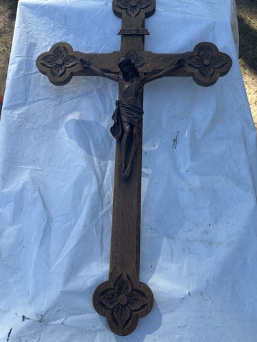 Holz kruzifix wandkreuz mit - holz,
