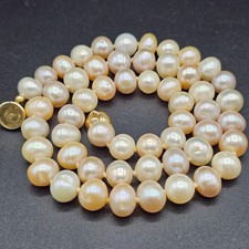 Vintage Perlenkette 925er
