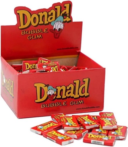 Kaublock donald bubble gum - bubble, rot