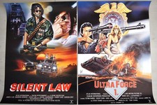 2x Kinoplakate Gerollt SILENT