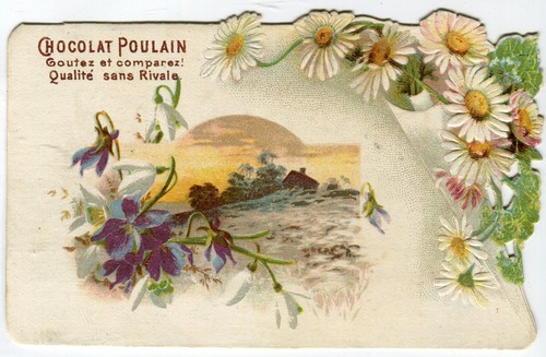 Oblaten scrap die cut - , chromo