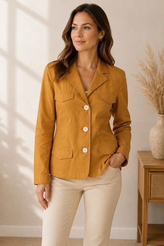 Windsor jacke seide leinen - jacke, seide,