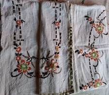 Leinentischdecke alt echte