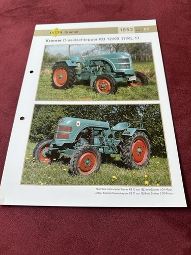Kramer traktor dieselschlepper - kramer,