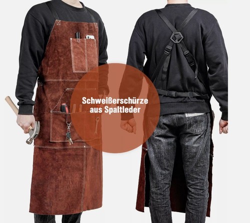 Schweißerschürze braun - schweißerschürze,