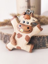 Holz Kuh Anhänger | Holz Geschenk | Kuh Geschenk | Bauer Geschenk