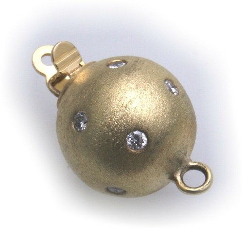 Perlschließe echt gold 585 - perlschließe,