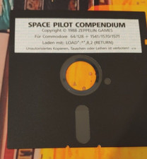 Space Pilot Kompendium (Kingsoft 1988) Commodore 64 (Disk) 8-bit classic game