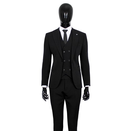 Slim fit herrenanzug mit - fit, weste