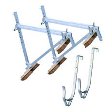 Set 2x Müba Dachdeckerstuhl Besengerüst mit 2x Dachhaken für Dachgerüst Dachbock